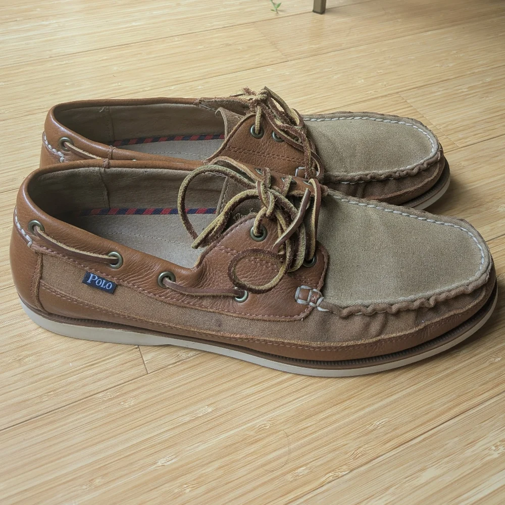 Ralph Lauren Polo Bienne Canoe Boat Shoes - 11.5 D